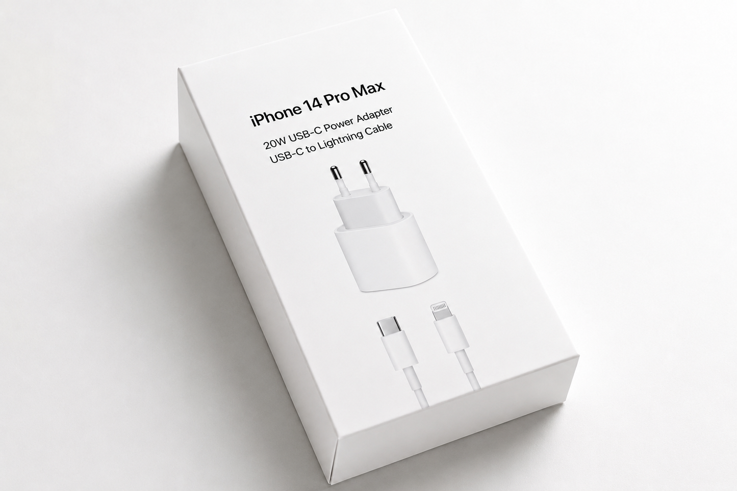 Chargeur rapide iPhone  – Adaptateur 20W USB-C + Câble Lightning